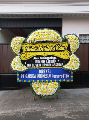 Papan Bunga Duka di Sungai Kunjang