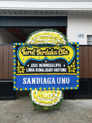 Papan Bunga Duka di Sungai Kunjang